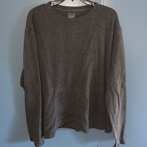 🐺GAP Men’s Long Sleeve Shirt•L•Gray